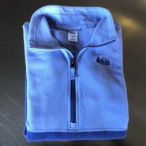 REI 1/4 Zip Fleece Pullover Large